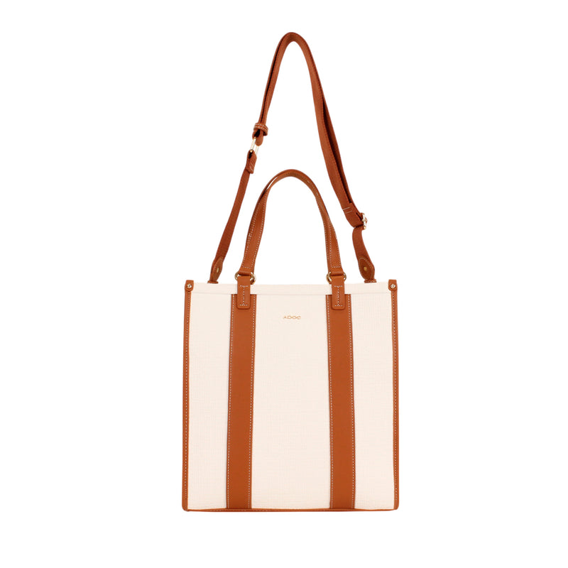 Cartera tote Addison para mujer color blanco