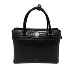 Cartera satchel Cameron para mujer color negro