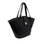 Cartera tote Becket para mujer color negro