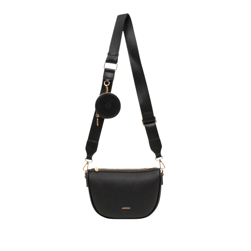 Cartera crossbody Gala para mujer color negro