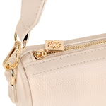 Cartera crossbody Gala para mujer color crema