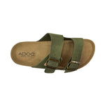 Sandalias slip on Franco para hombre color olivo