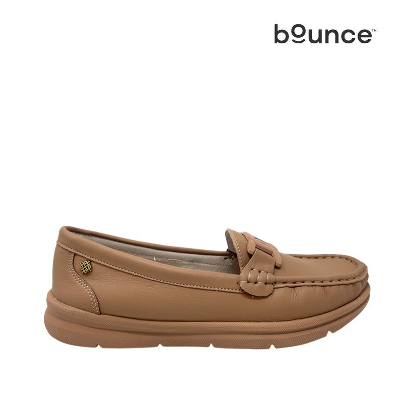 Mocasines Josephine para mujer color beige