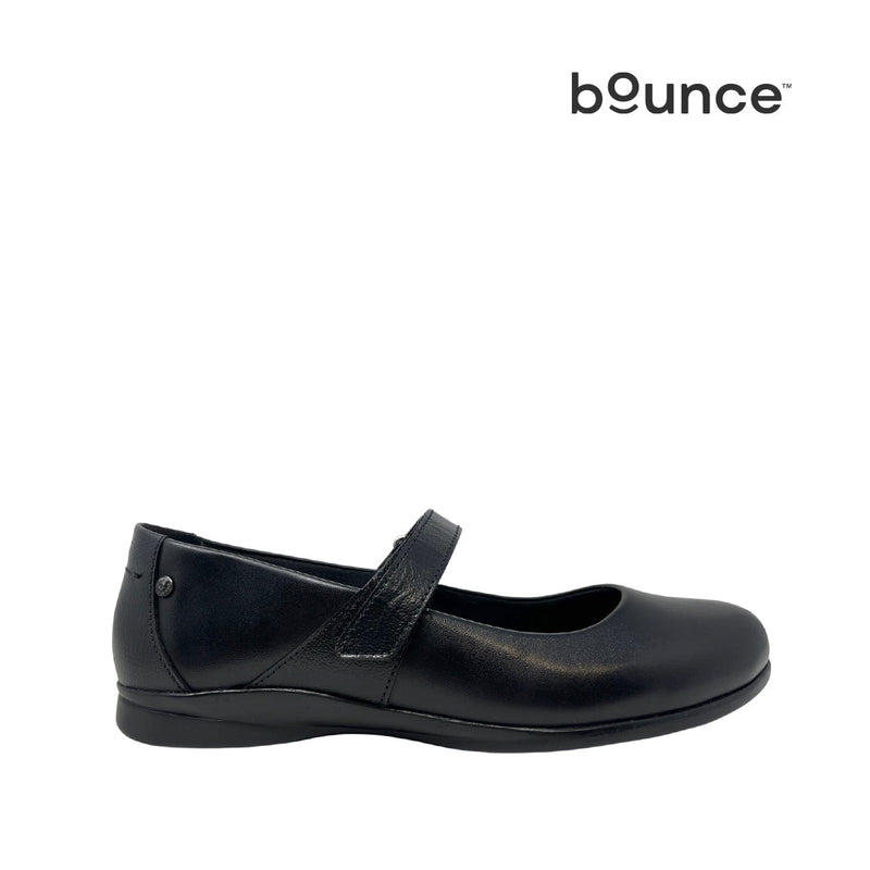 Ballerinas escolares Nicolette para mujer color negro