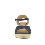 Sandalias de cuña Lya color navy