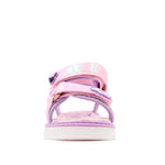 Sandalias Minnie para niña color rosado