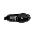 Mocasines Mickey para niña color negro
