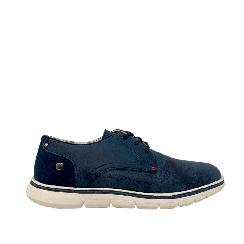 Derby shoes Takeo para hombre color marino