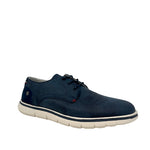 Derby shoes Takeo para hombre color marino