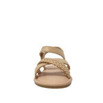 Sandalias flats Antho para niña color tan