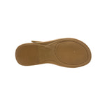 Sandalias flats Antho para niña color tan