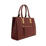 Cartera tote Hailey para mujer color vino