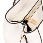 Cartera satchel Jess para mujer color blanco