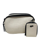Cartera crossbody Jenna para mujer color hueso