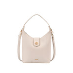 Cartera hobo Serra para mujer color hueso