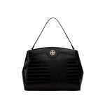Cartera satchel Selva para mujer color negro