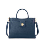 Cartera satchel Uga para mujer color navy