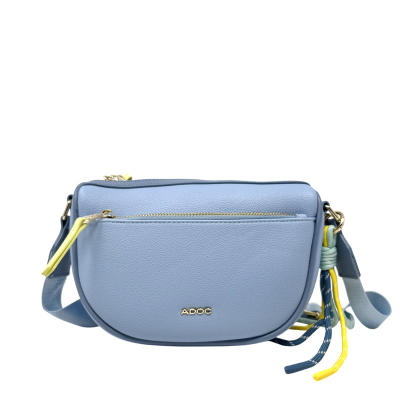 Cartera crossbody Susi para mujer color celeste