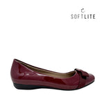 Ballerinas Collette para mujer color vino