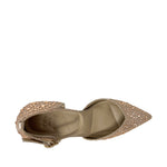 Tacones ankle strap Indra para mujer color nude