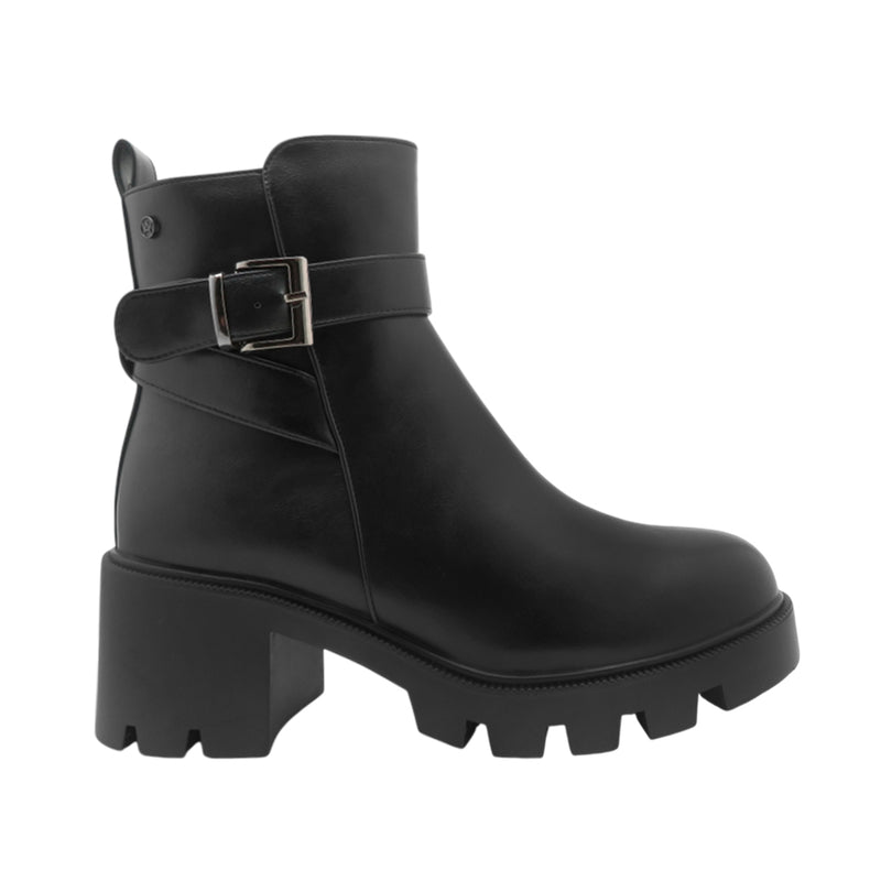 Botas de tacón Xia para mujer color negro