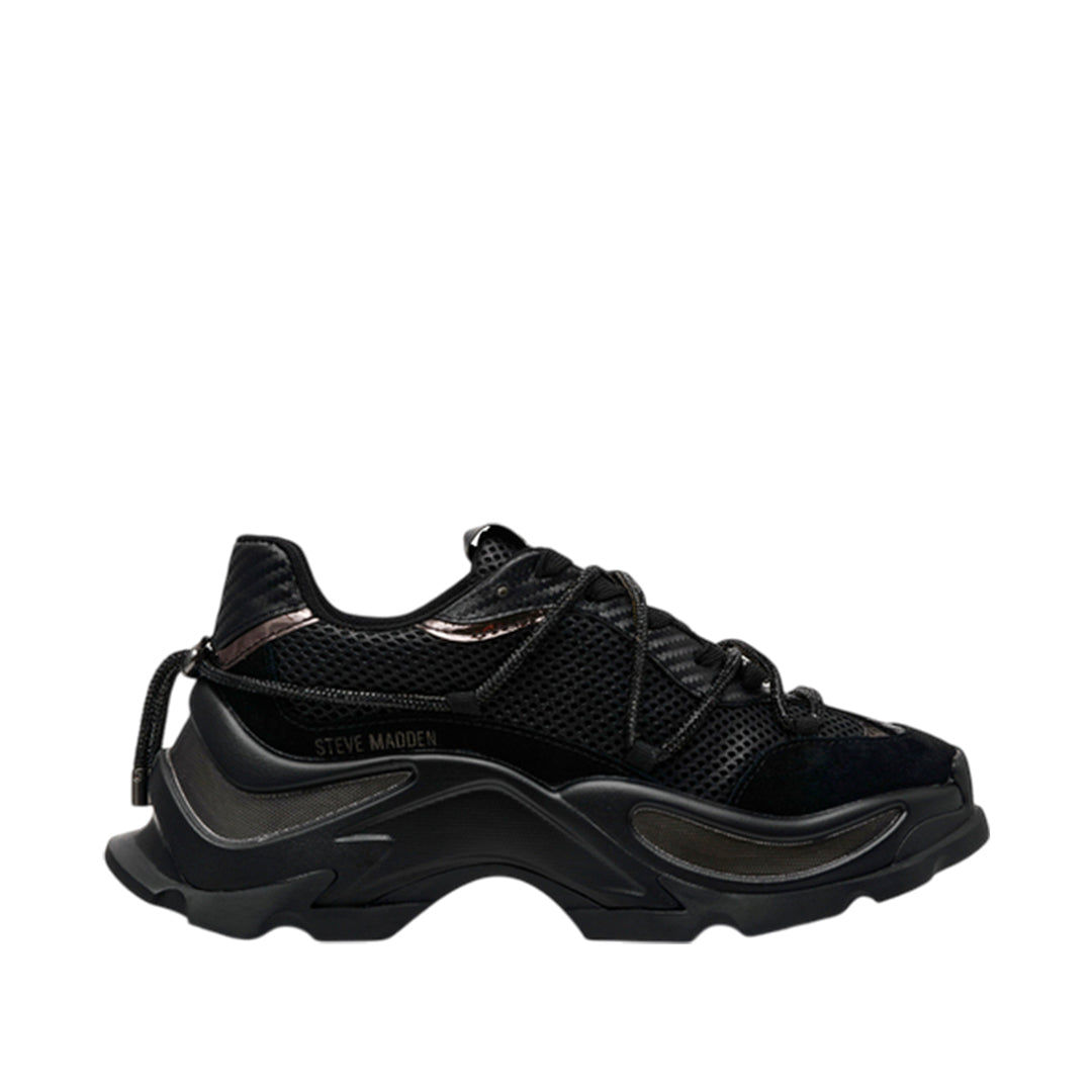 Madden Maxima Tenis Steve Madden Mujer Negro Zapatillas De Deporte