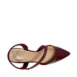 Tacones Iman para mujer color vino