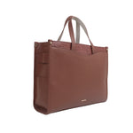 Cartera tote Ica para mujer color tan