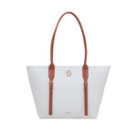 Cartera tote Adia para mujer color hueso