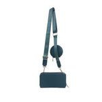 Cartera crossbody Samie para mujer color azul