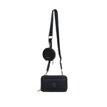 Cartera crossbody Samie para mujer color negro