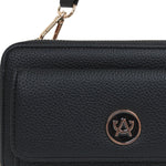 Cartera crossbody Samie para mujer color negro