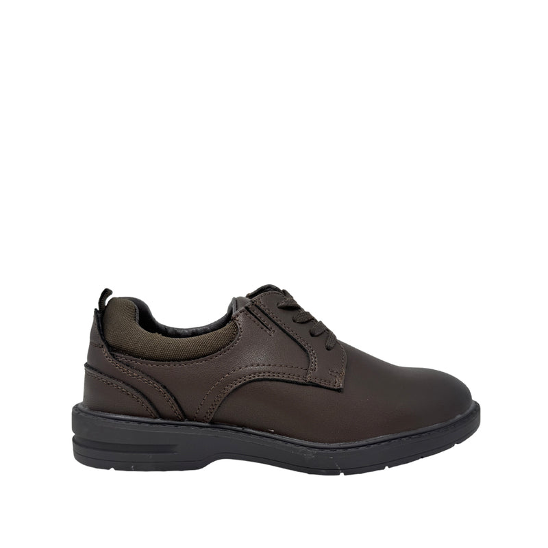Zapatos escolares Wyatt para niño color café