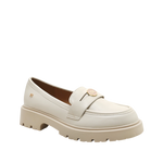 Mocasines Bennett para mujer color hueso