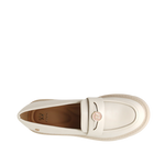 Mocasines Bennett para mujer color hueso