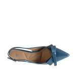 Tacones slingback Sydney para mujer color celeste