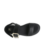 Sandalias de cuña Frida para mujer color negro