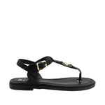 Sandalias flats Alice para mujer color negro