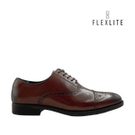 Oxfords cap toe Marc para hombre color tan