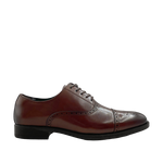 Oxfords cap toe Marc para hombre color tan