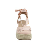 Cuñas Geneva para mujer color blush