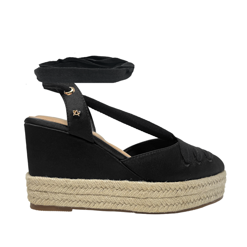 Cuñas Kim para mujer color negro