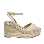 Sandalias Carmina para mujer color hueso