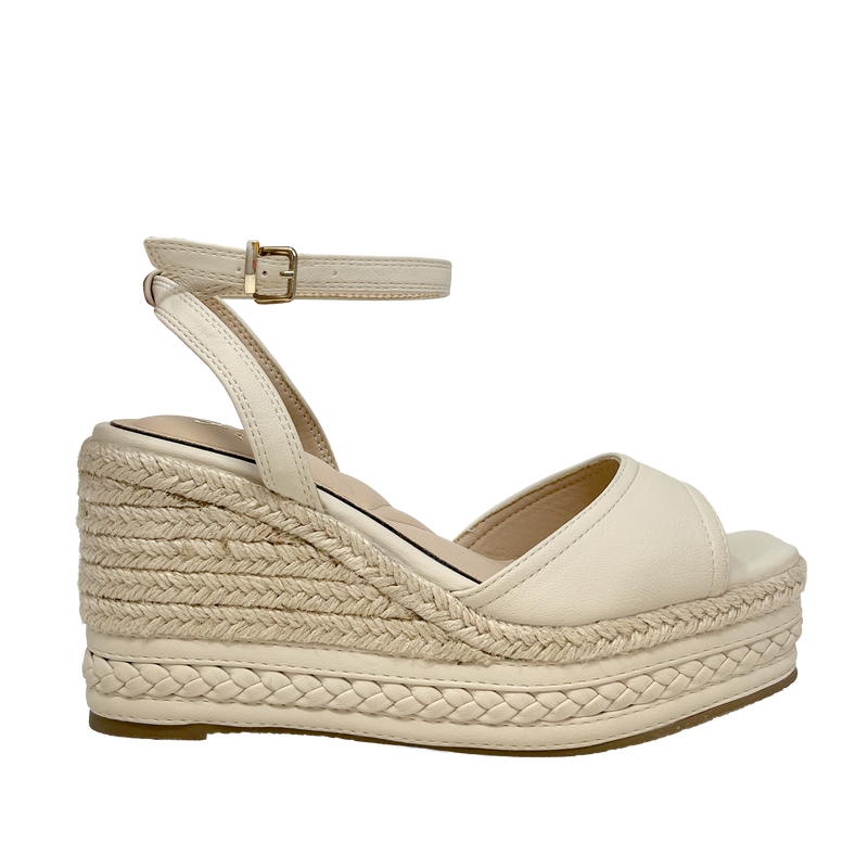 Sandalias Carmina para mujer color hueso