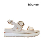 Sandalias flats Gillian para mujer color hueso