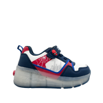 Sneakers con rodos Spider para niño color marino