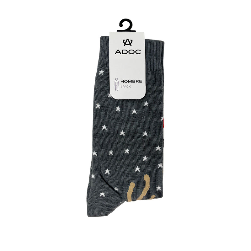 Calcetines Oso para hombre color gris