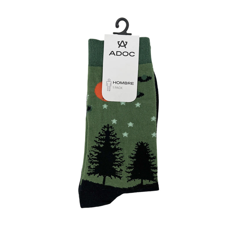 Calcetines Alien para hombre color negro