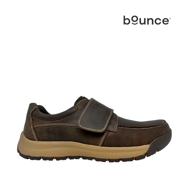 Casuales slip on Lewis para hombre color café