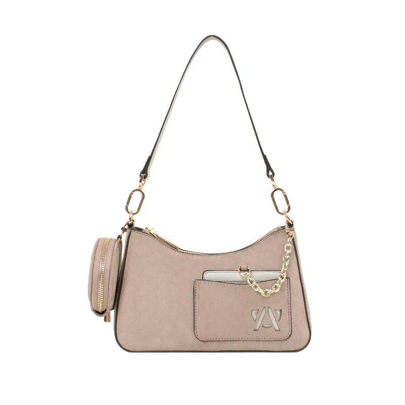 Cartera crossbody Xena para mujer color arena